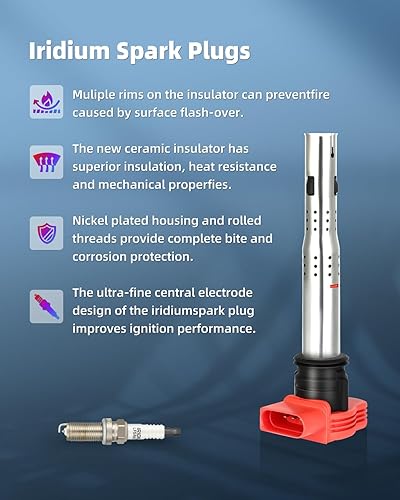 Vista 2169 de ECCPP Bobinas de encendido portátiles de repuesto para automóvil compatibles con Infiniti I30/para Nissan Maxima 3.0L V6 2000-2001 Reemplazo