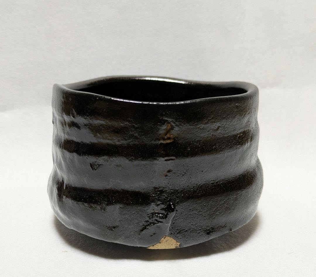 Black Rice Bowl, Setoguro Rice Bowl, Seto Stone Matcha Bowl, Tea Utensils