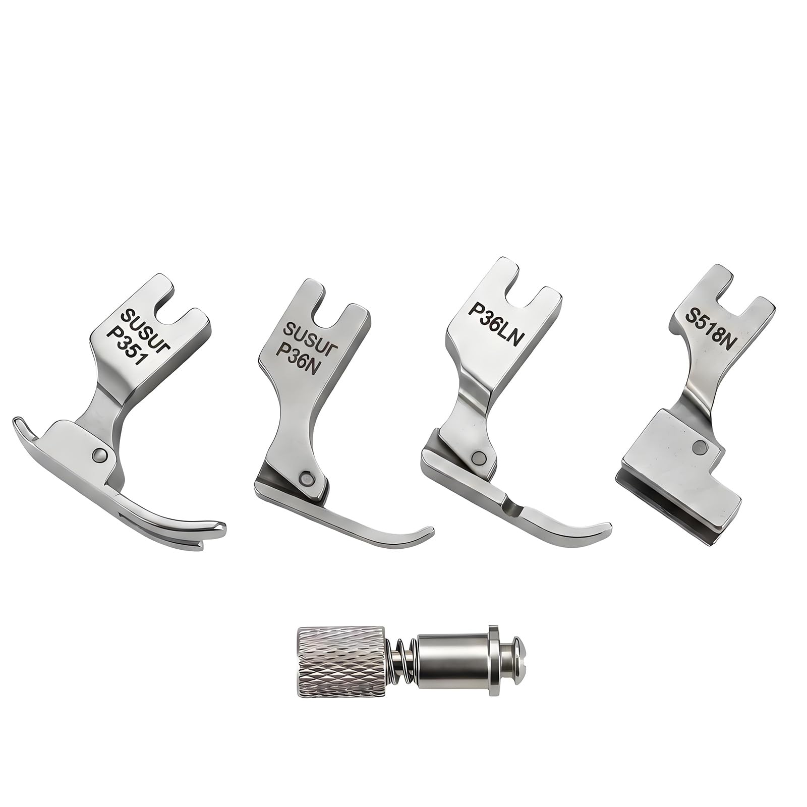Tsophreniq Multicolor 5Pcs Sewing Machine Presser Feet Embroidery Foot Quilt Sewing Machine Accessories Motion Presser Foot Quilt