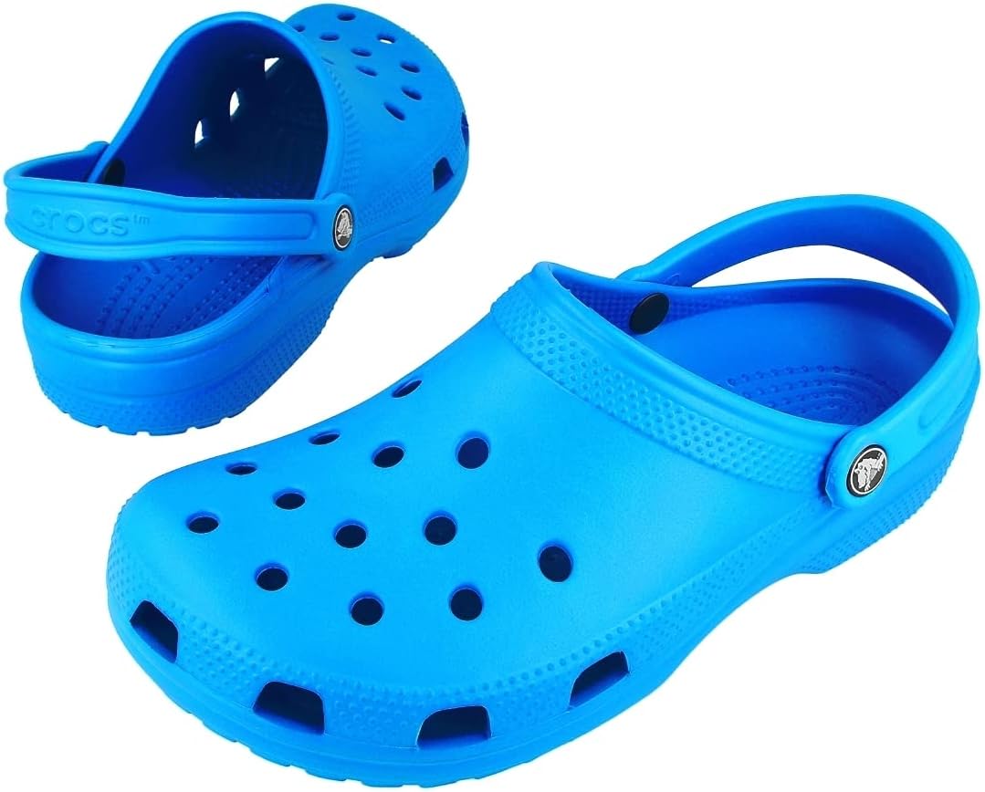 Crocs Unisex-Adult Classic Clogs 14 Women/12 Men Ocean