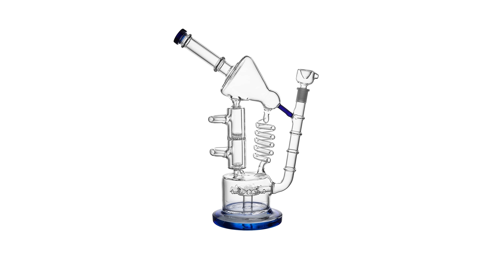 ☆送料無料☆ 高性能 リサイクラー ガラスボング 高さ約26cm 水パイプ 616mytpkAwL.jpg_BO30,255,255,