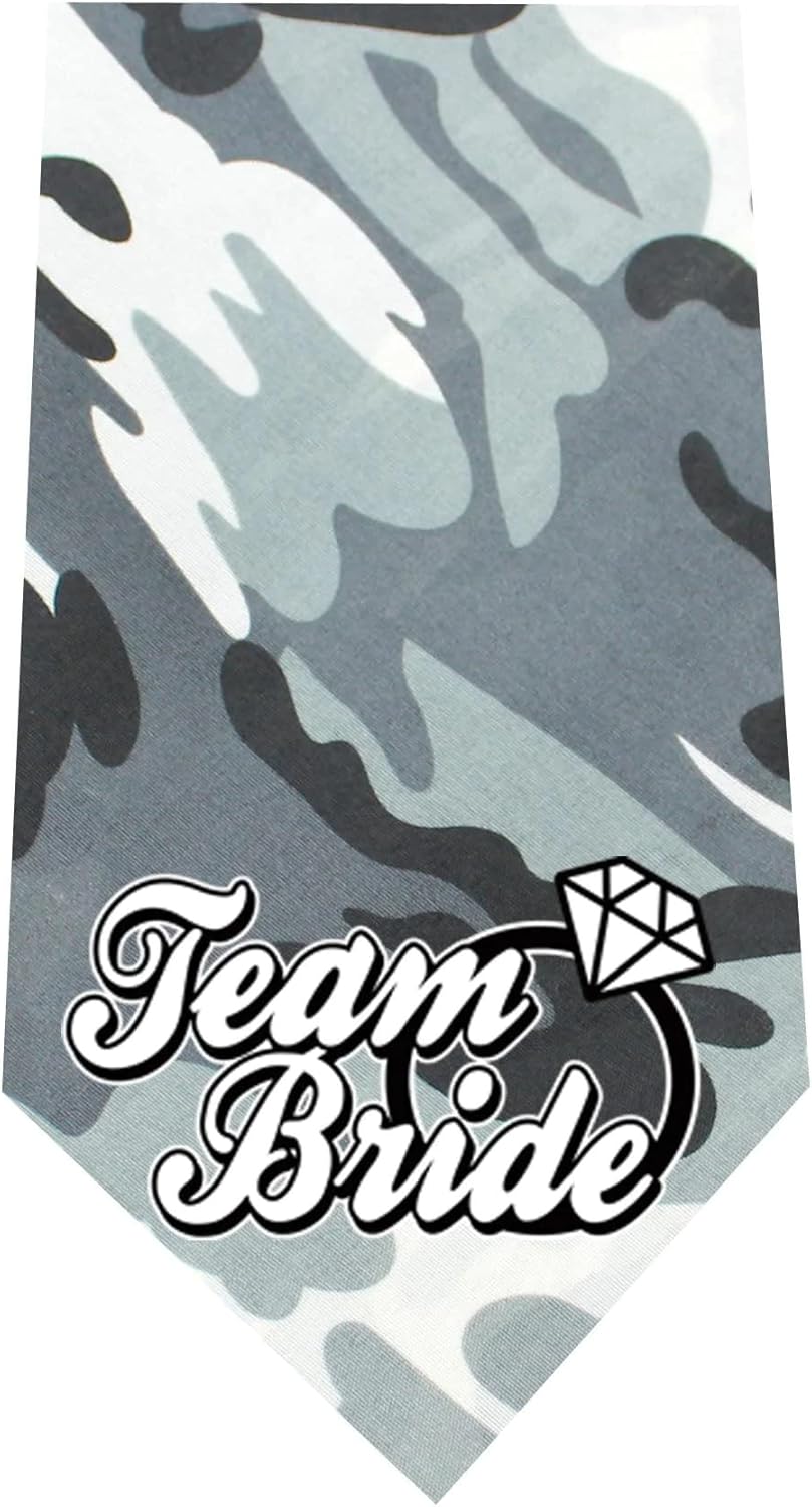 Mirage Pet Products 511-25 GYC Team Bride Screen Grey Camo Print Bandana