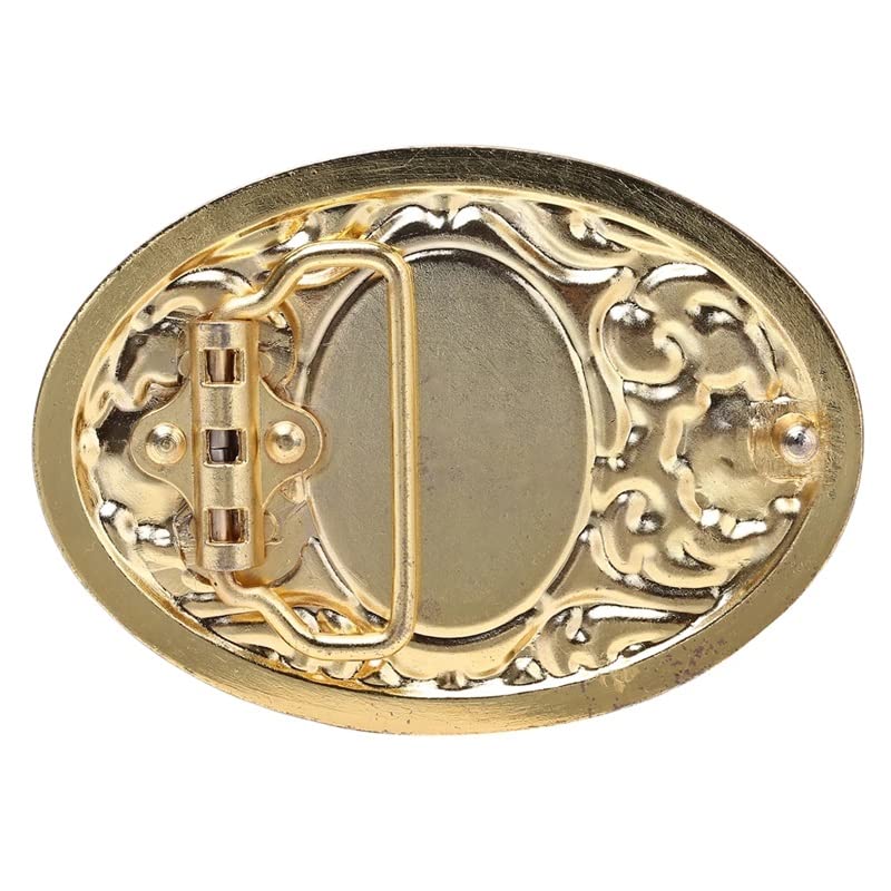 Boucle De Ceinture Western En Plastique Avec Pierre Centrale - Motif Floral, Pour Ceinture De 1 Pouce
