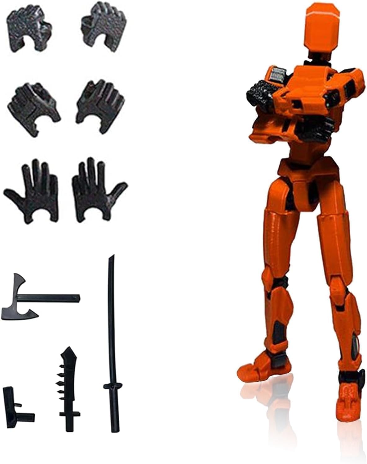 See full amazon price history chart for Ketsicart Titan 13 Action Figure, 3D Printed Lucky Action Figure, Dummy Robot 13 Action Figure, Multi-Jointed Movable Shapeshift Robot 3D Printed for Stop Motion Animation (Orange) Ketsicart Titan 13 Action Figure, 3D Printed Lucky Action Figure, Dummy Robot 13 Action Figure, Multi-Jointed Movable Shapeshift Robot 3D Printed for Stop Motion Animation (Orange) (B0DFW7Q9G5) Amazon Price History, Amazon Price Tracker
