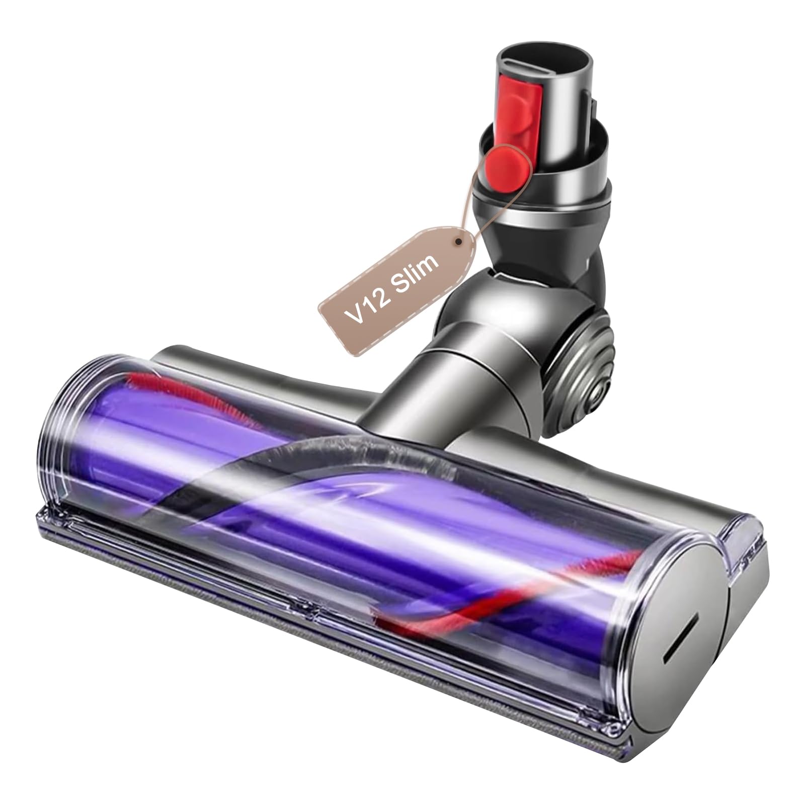 Cepillo para Dyson V12 Detect Slim, Recambios Cepillo de Cabezal Limpiador de Cabezal de turbina para Dyson V12 Slim Aspiradoras, Repuestos Brush para Moquetas y Suelos Duros