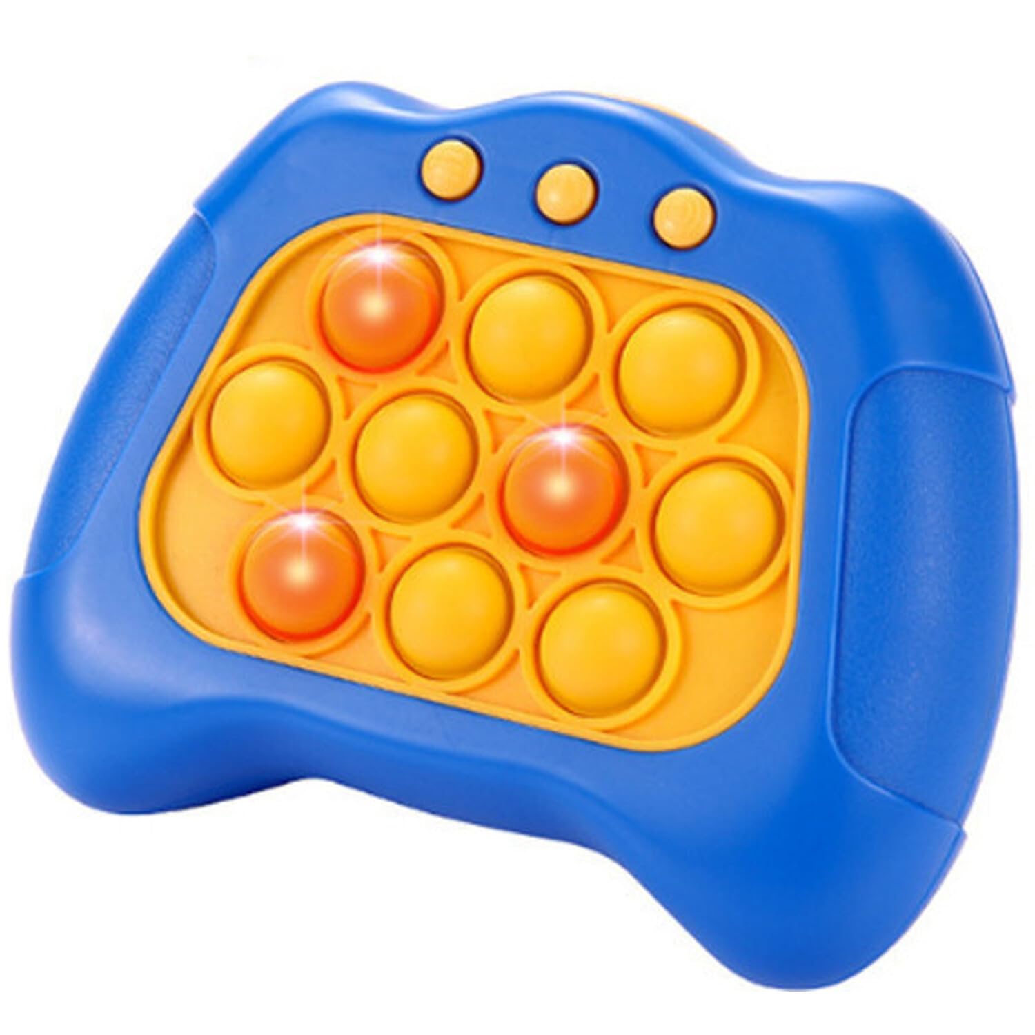 Pop Game Light Up Sensory Fidget Toys Autism for Kids Quick Push Game Console Decompression Breakthrough Puzzle Pop Game Machine Multiple Game Modes Toys
