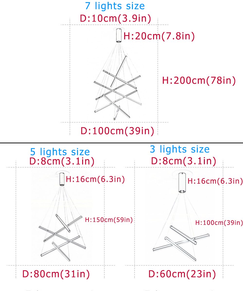 Lámpara de araña LED Ajustable con Control Remoto, lámpara Colgante Moderna para Comedor, luminaria de Techo Negra para Cocina, lámpara Colgante Regulable, Montaje Empotrado, decoración eleg