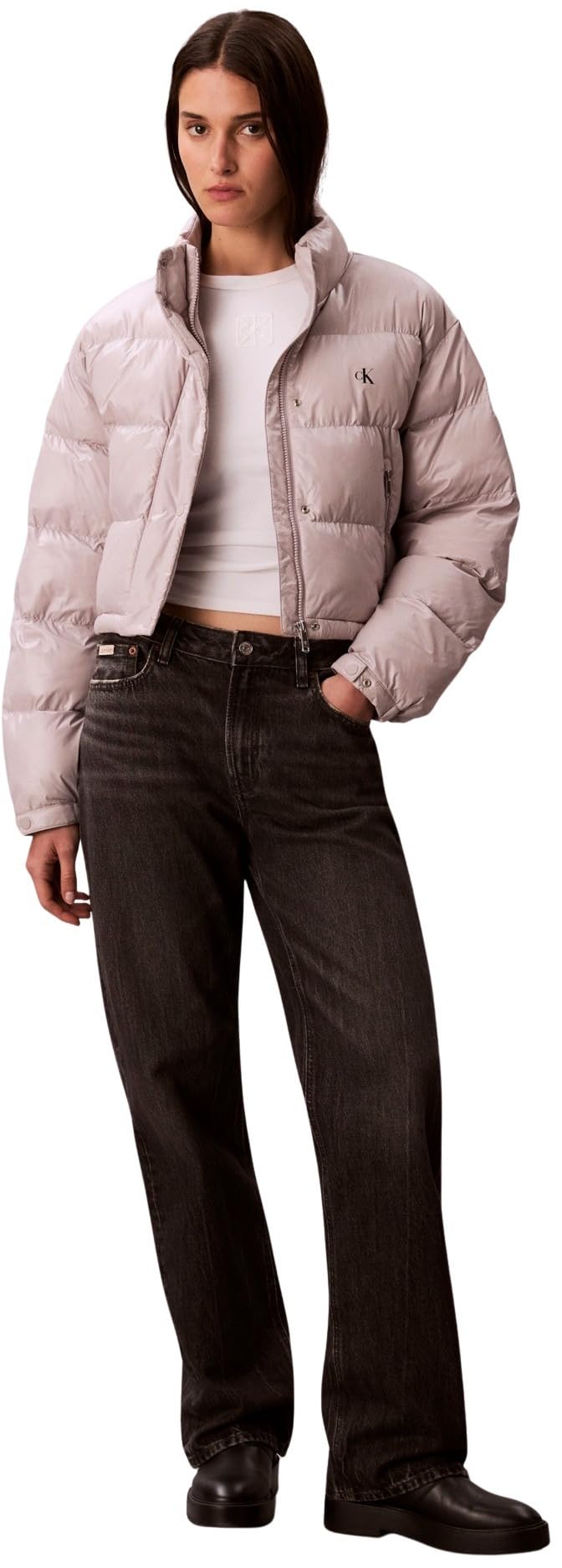 Calvin Klein Donna Piumino Shine Corto