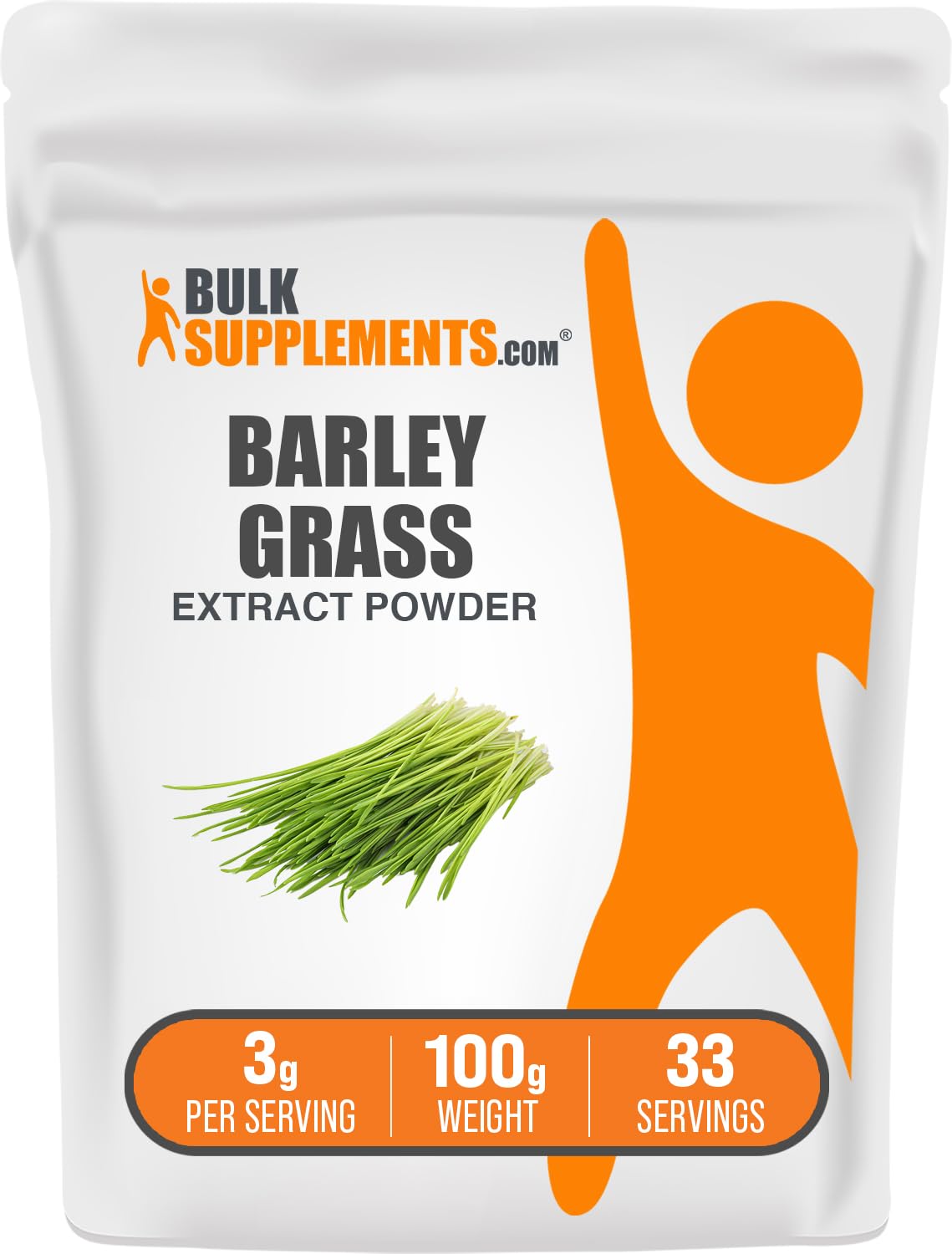 BulkSupplements.com Barley Grass Extract Powder - Barley Powder, Green Superfood Supplement, Barley Extract - Vegan-Friendly, 3g per Serving, 100g (3.5 oz) (Pack of 1) 3.5 Ounce (Pack of 1)