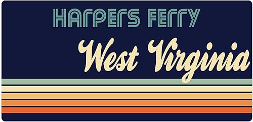 Harpers Ferry West Virginia - Imán para nevera (5.0 x 2.6in), diseño retro