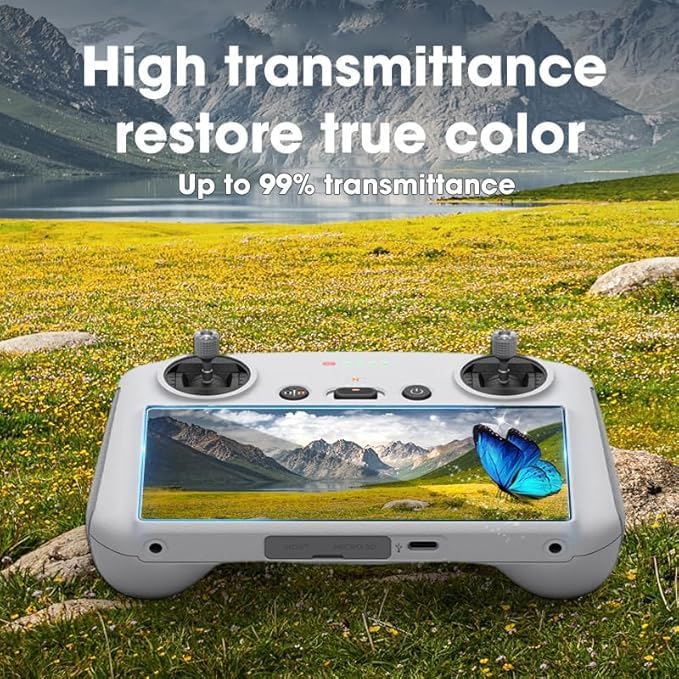 Image of Bigwheels Edge To Edge Screen Guard for DJI RC, DJI RC-2, DJI RC Pro, DJI Mini 3, DJI Mini 3 Pro, DJI Mini 4 Pro, Air 3, Mavic 3, Mavic 3 Pro, Mavic 3 Classic, DJI Mavic Air 2S RC (Pack of 1)
