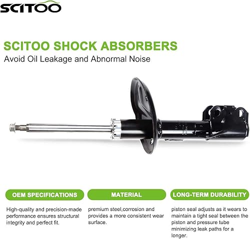 Miniatura 2 de Amortiguadores delanteros y traseros, kit de ensamblajes de amortiguadores SCITOO para amortiguadores automáticos 2002-2003 para Lexus ES300,