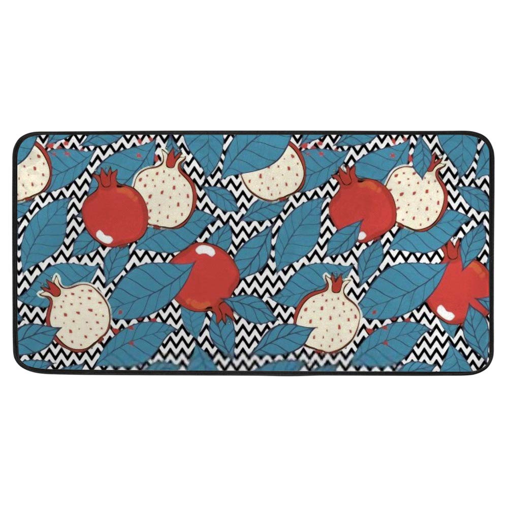 Tapis de cuisine antidérapant fantômes Halloween de 100 x 50 cm