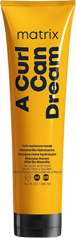 A Curl Can Dream Rich Mask – For Curly & Coily Hair | Sulfate and paraben free, hydrating and deep conditioning leave-in formula, preserves natural pattern, packaging may vary