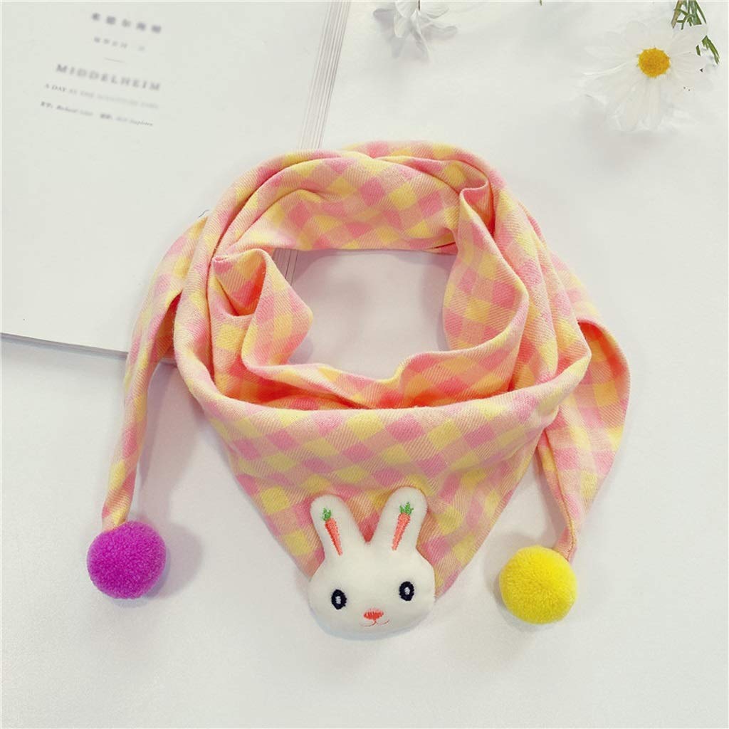Sciarpe triangolari Scozzesi in Doppio Tessuto per Bambini Unisex Colletti in Cotone Autunno Inverno Caldi fazzoletti da Collo per Bambini Sciarpe per Ragazze dei Ragazzi (Colore : A)