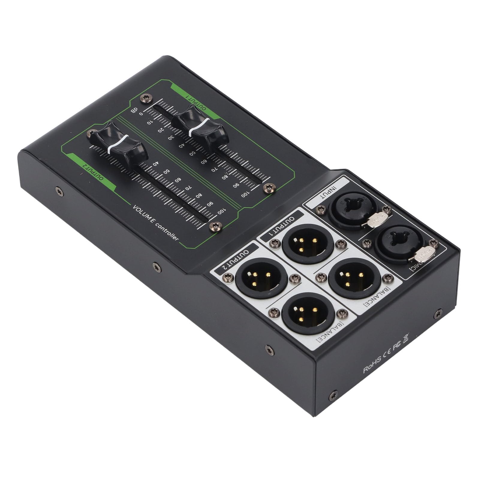 Pasywny Regulator Głośności, Metalowy Tłumik Stereo z 1 Wejściem