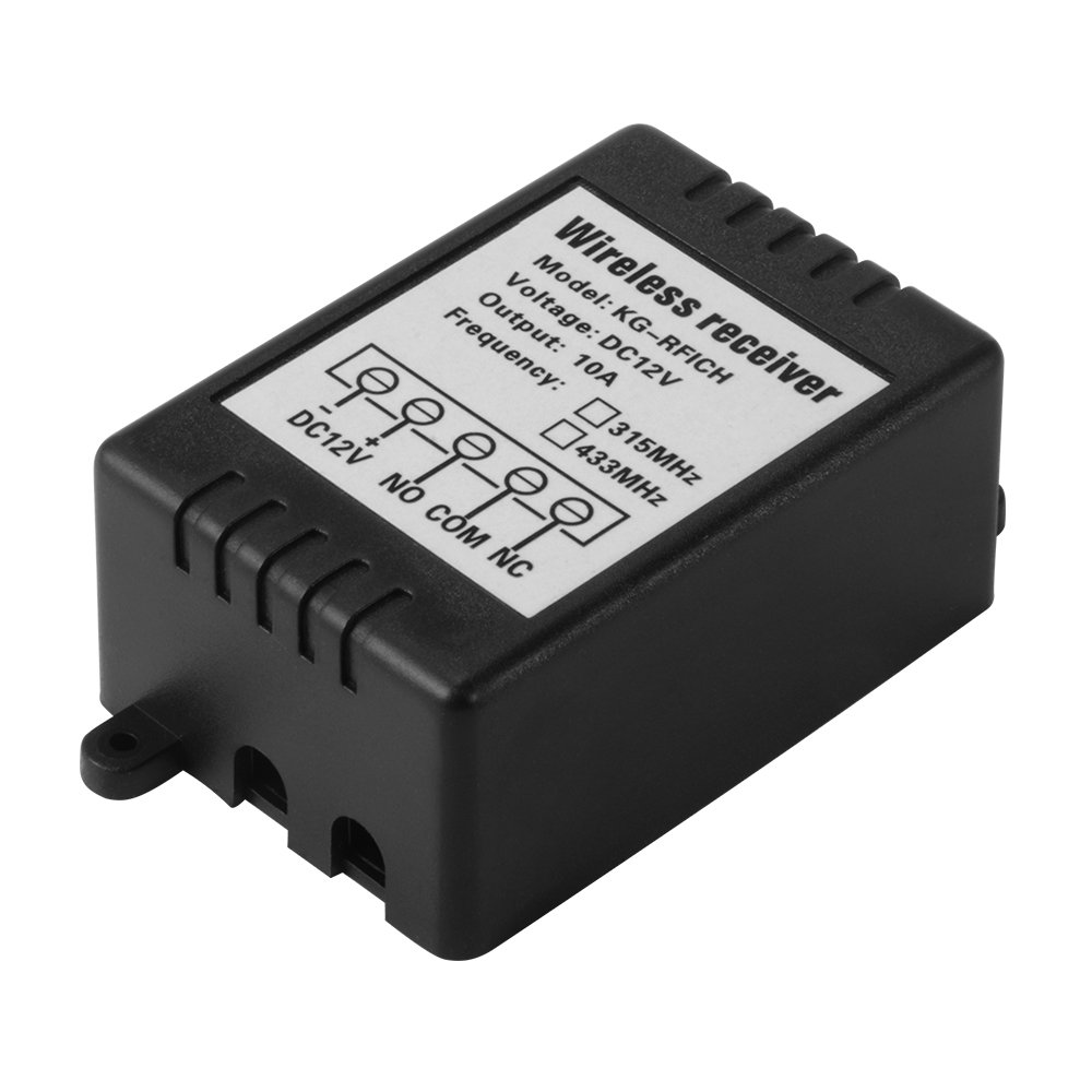 Kreema DC 12V 1 Channel 433Mhz RF Wireless Relay 328ft Long Range