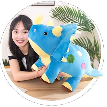 HIROKUN HOUSE トリケラトプス　ぬいぐるみ　恐竜　ビッグサイズ　青 HIROKUN HOUSE トリケラトプス ぬいぐるみ 恐竜 ビッグサイズ 青