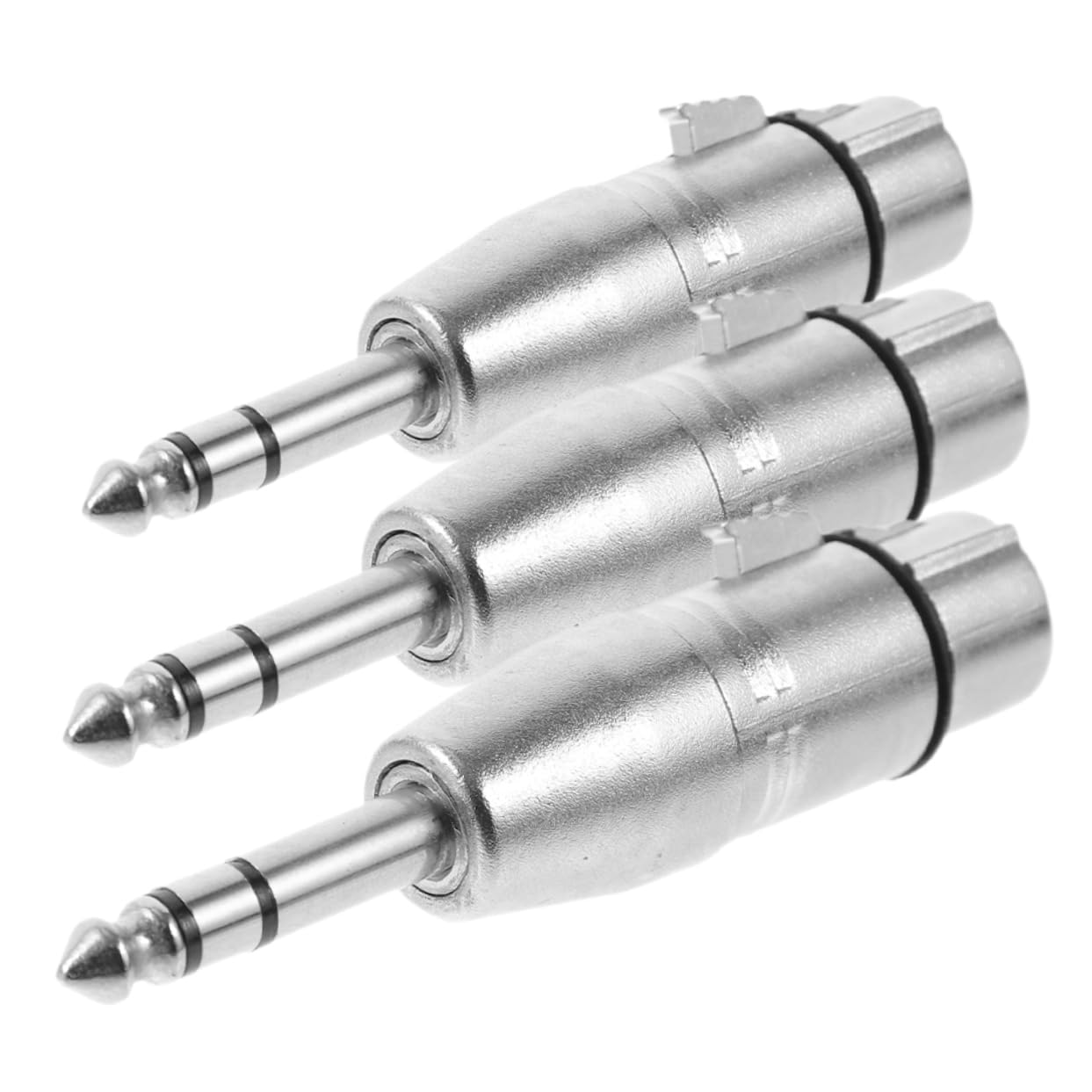 Angoily 5 Set Di Adattatori Per Connettori Per Cuffie Stereo Da Femmina A 1/4 Di Pollice Connettori Per Apparecchiature Audio 3 Pezzi*5