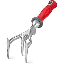 Double-Sided Garden Cultivator/Tiller | Cultivate, Till, Break Up Soil | Planting and Gardening Hand Digging Tool, Heavy Duty Cultivator, Hand Tool Weeder | 91367