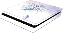 MightySkins Skin Compatible with Sony PS4 Slim Console - Long Way to Fuji | Protective, Durable, and Unique Vinyl Decal wrap cover | Easy to Apply, Remove, and Change Styles | Made in The USA