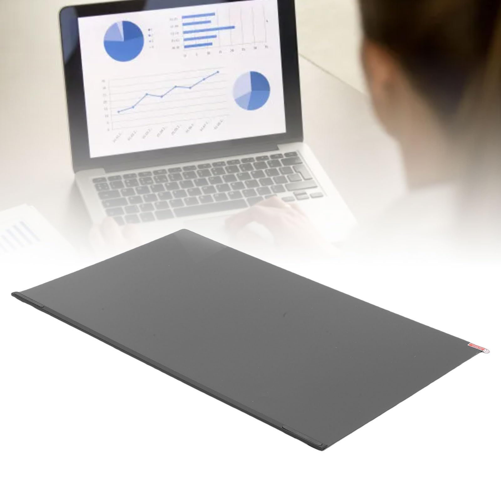 Jectse Protector de Pantalla de Computadora Antiluz Azul de 24 Pulgadas, Filtro de Privacidad para Usuarios de PC de Escritorio, Bloqueador de Luz Azul Mate para Pantallas 16:9