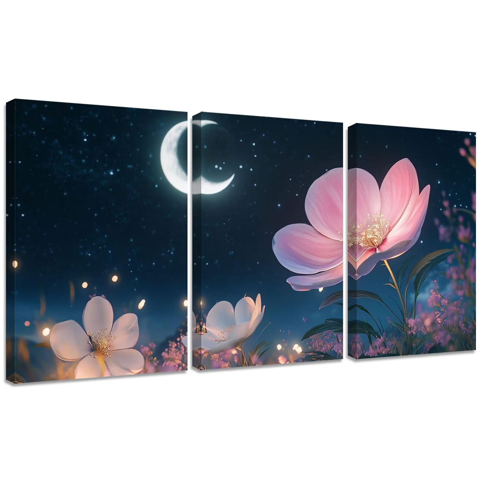 Anti Stress Artisanat Peinture Diamant Fleur Lune 45x60 pour s'apaiser - 8