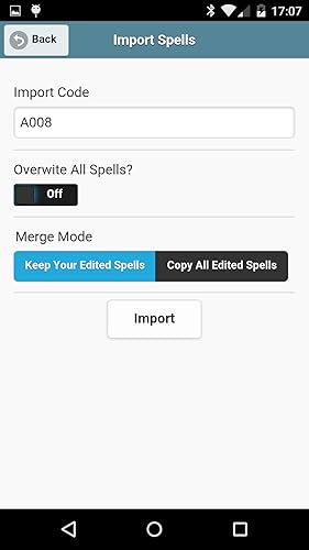 5th Edition Spell List
