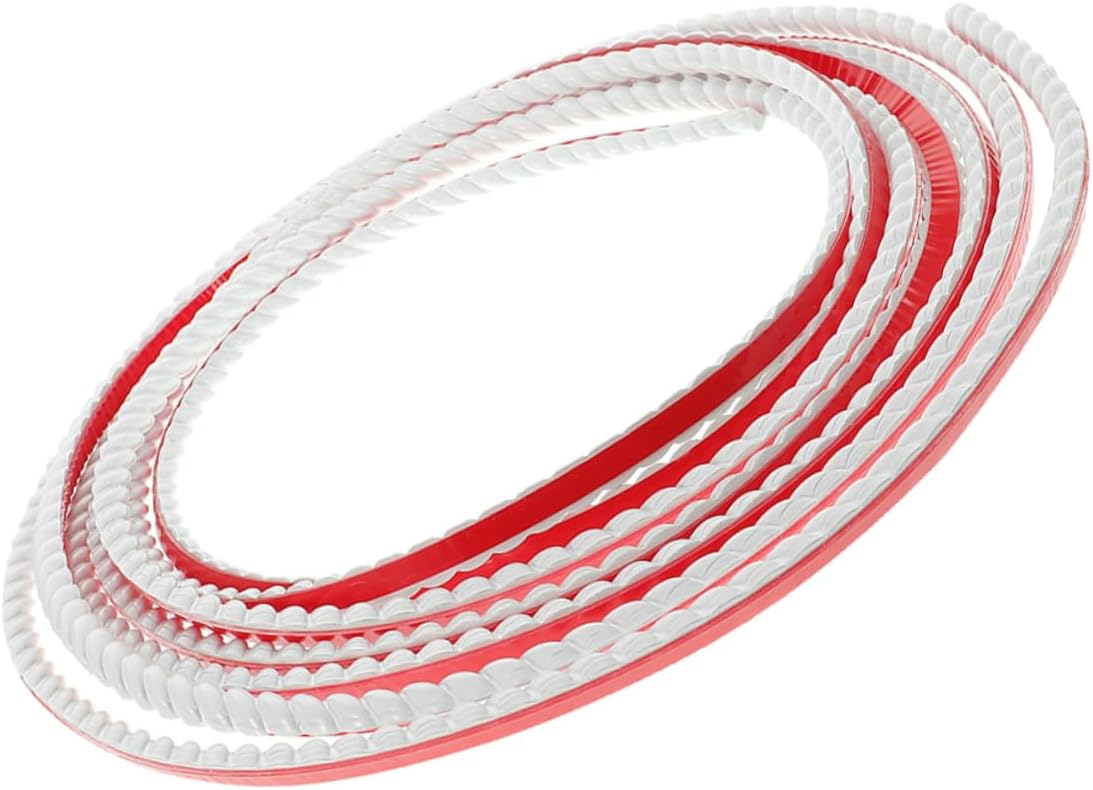 Self-Adhesive PVC Wall Trim Molding 5m Flexible Peel and Stick Corner Decor for Home Easy DIY Wall Corner Banding Suitable for Ceiling and Background