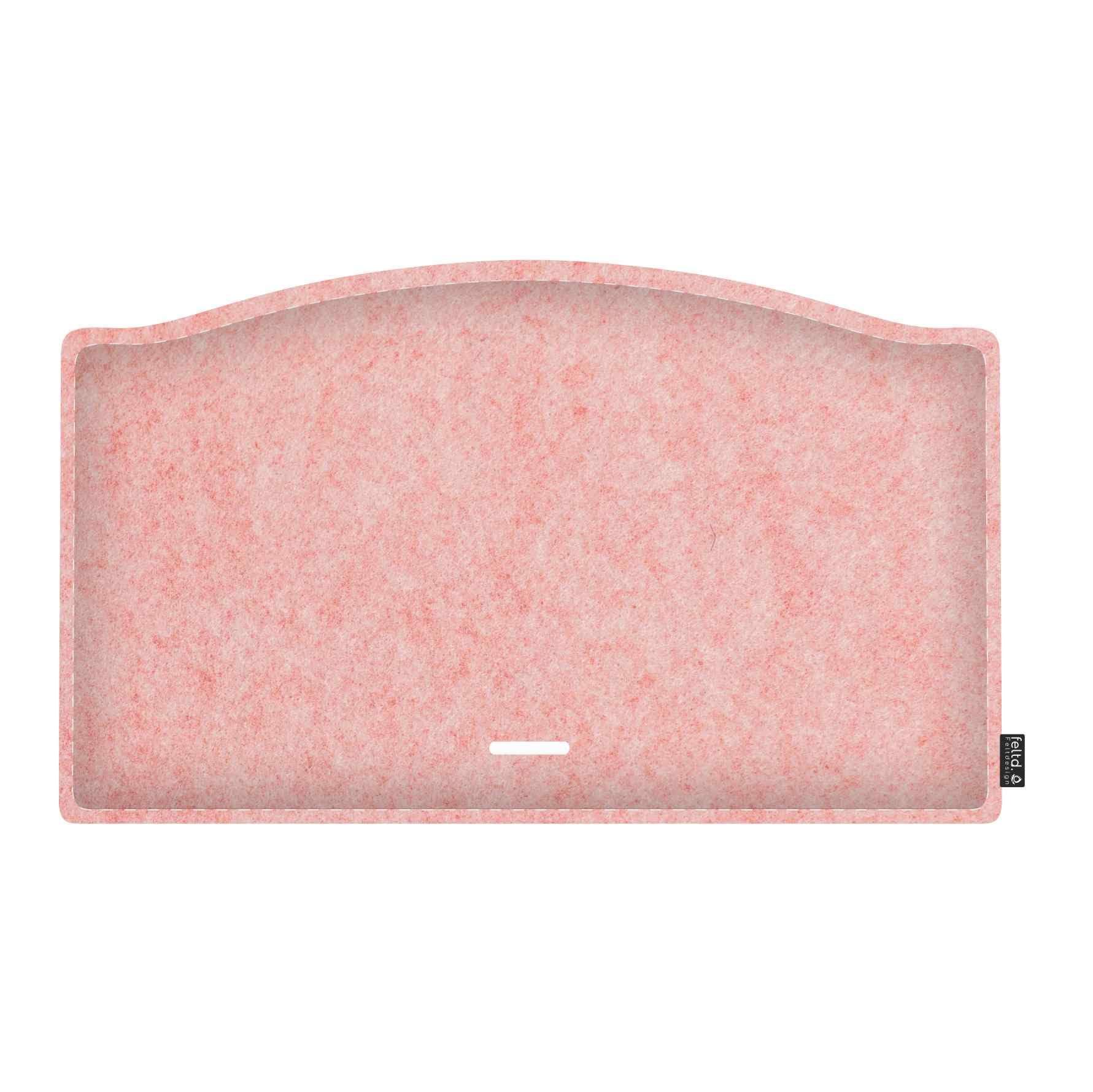 Feltd. Padded Eco Felt Cushion 23 mm Suitable for Stokke Tripp Trapp with Velcro Fastening (Rose)