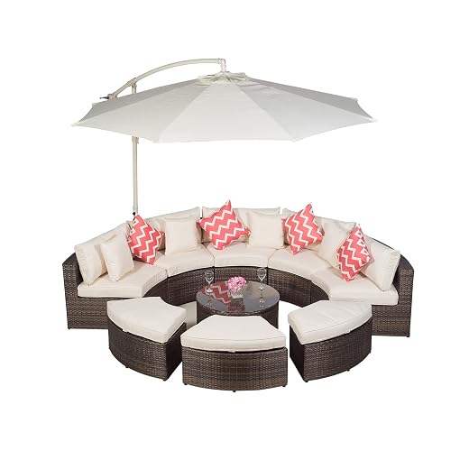 Monaco Luxury 10-Piece Rattan Set