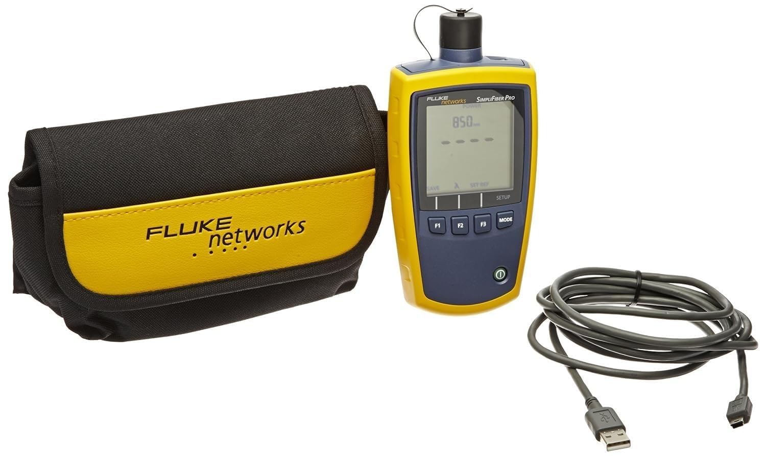 Fluke Networks SFPOWERMETER SimpliFiber Pro Leistungsmesser, Kabel-Prüfgerät, Kabeltester