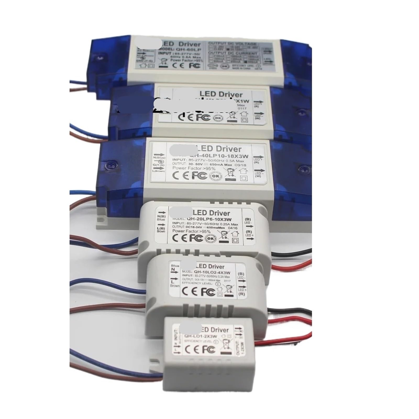 Alimentation LED 2-4x3w convertisseur anti-scintillement pour réparer un plafonnier