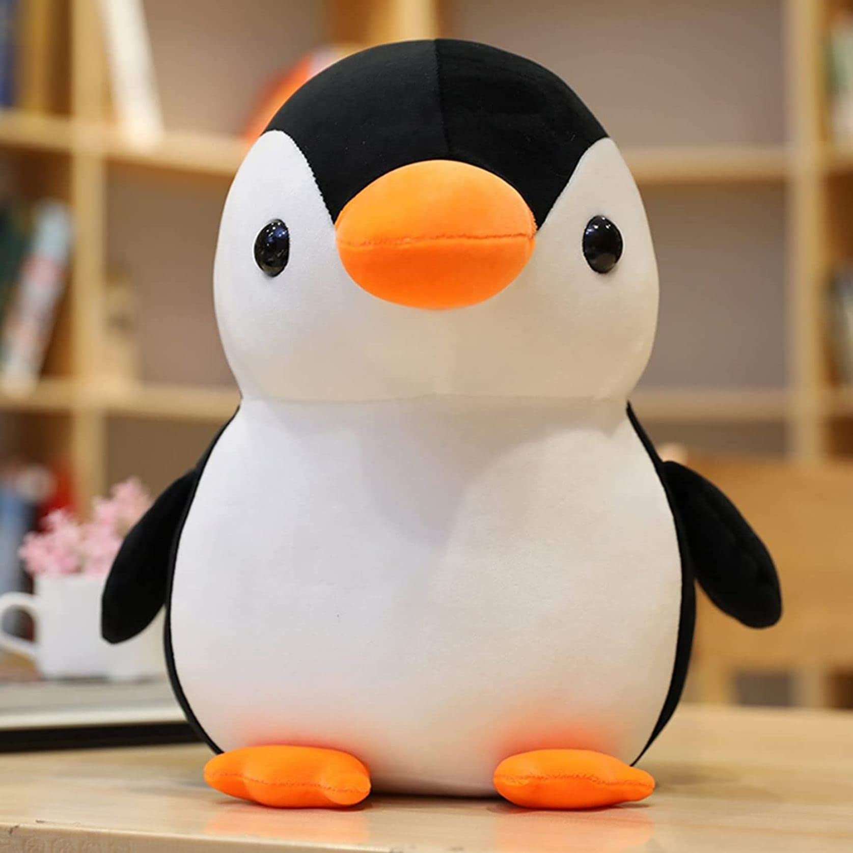 Amazon｜昼休み 枕 可愛いペンギン ぬいぐるみ もちもち ふわふわ 昼寝 