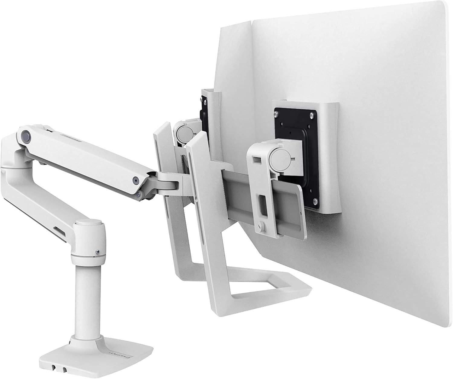 Ergotron – LX Dual Direct Handle Kit – Add-on for LX Dual Direct Monitor Arms – White