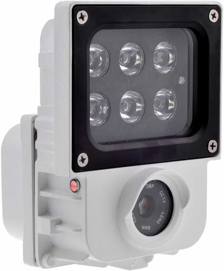 SunWebcam WiFi 1080P HD Video Security Camera and Floodlight, Wireless Motion-Activated Security Camera with Siren Alarm