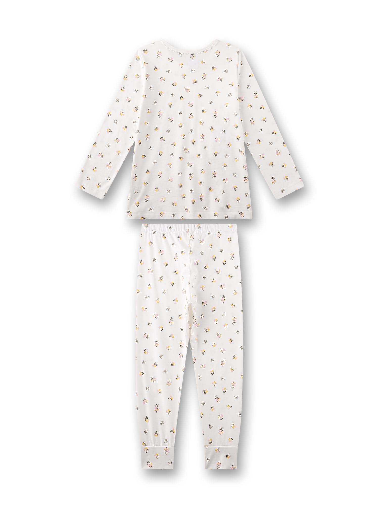 Sanetta 233750 Juego de Pijama, Color Beige, 116 para Niñas