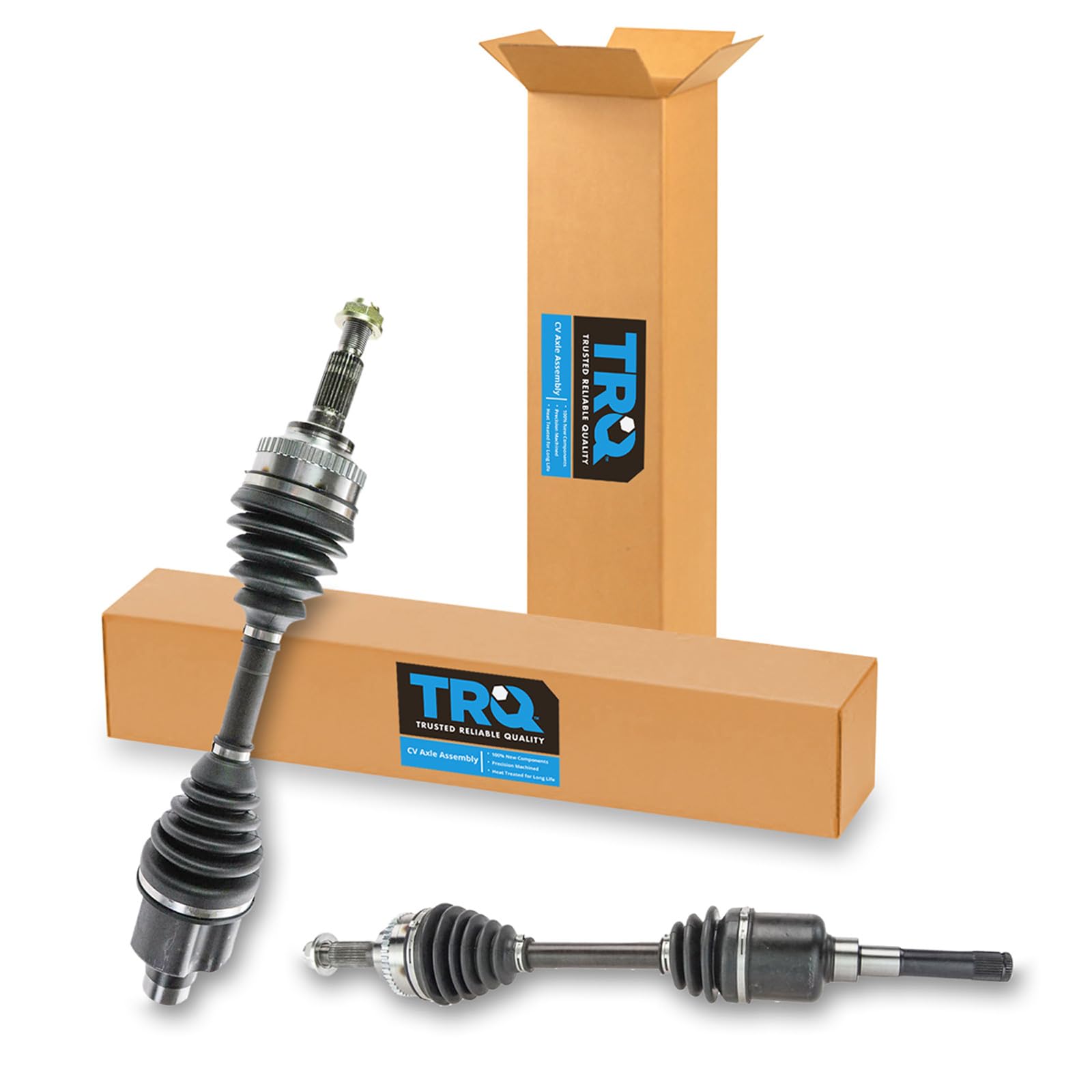 TRQ Front Driver and Passenger Side CV Axle Assembly Set 2 Piece