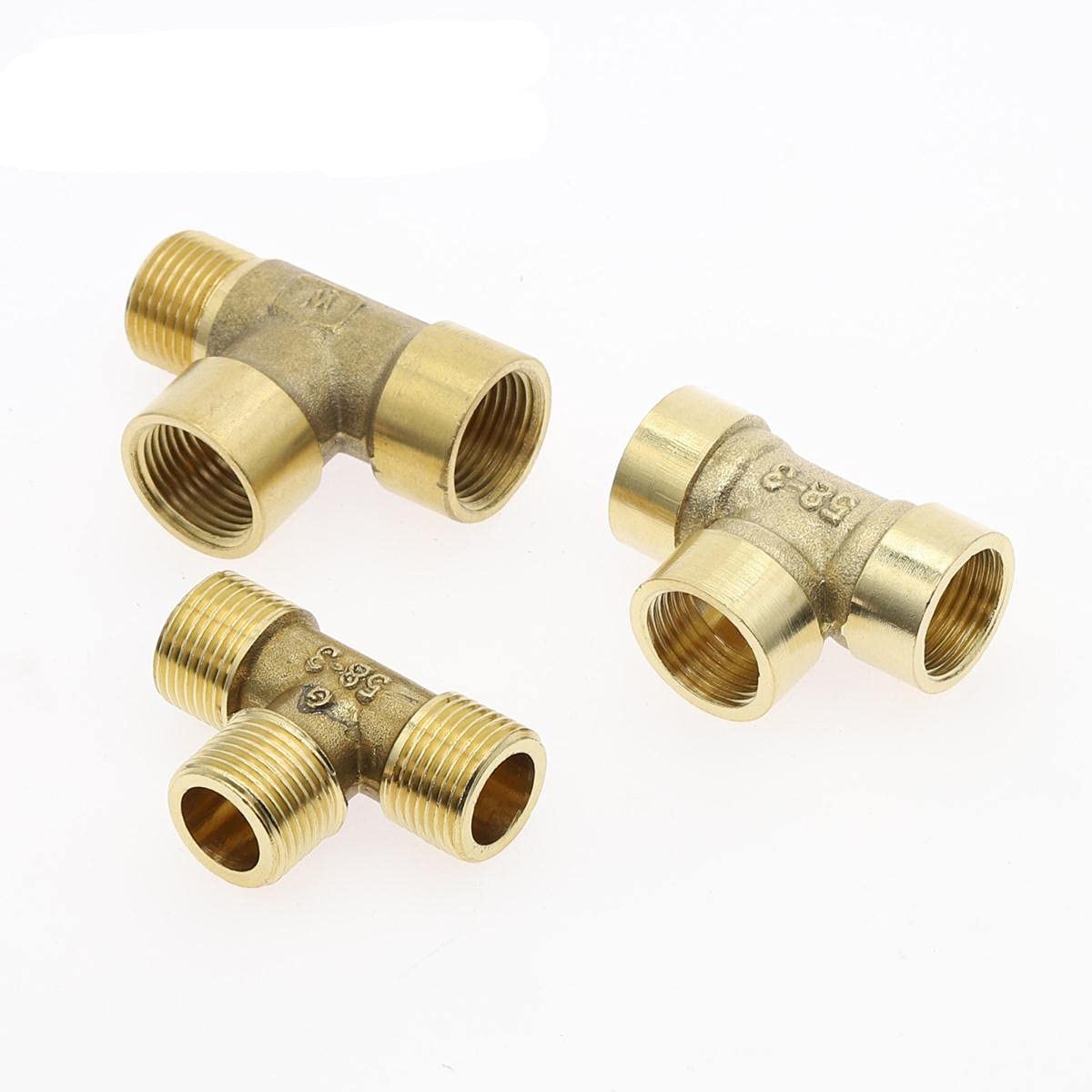 Raccordo Gomito Maschio Femmina Ottone Gomito In Ottone 1/2" Maschio NPT Per Tubi - Raccordo Angolare Per Impianti Carburante, Gas, Acqua O Aria Tap Trap - Foto 8
