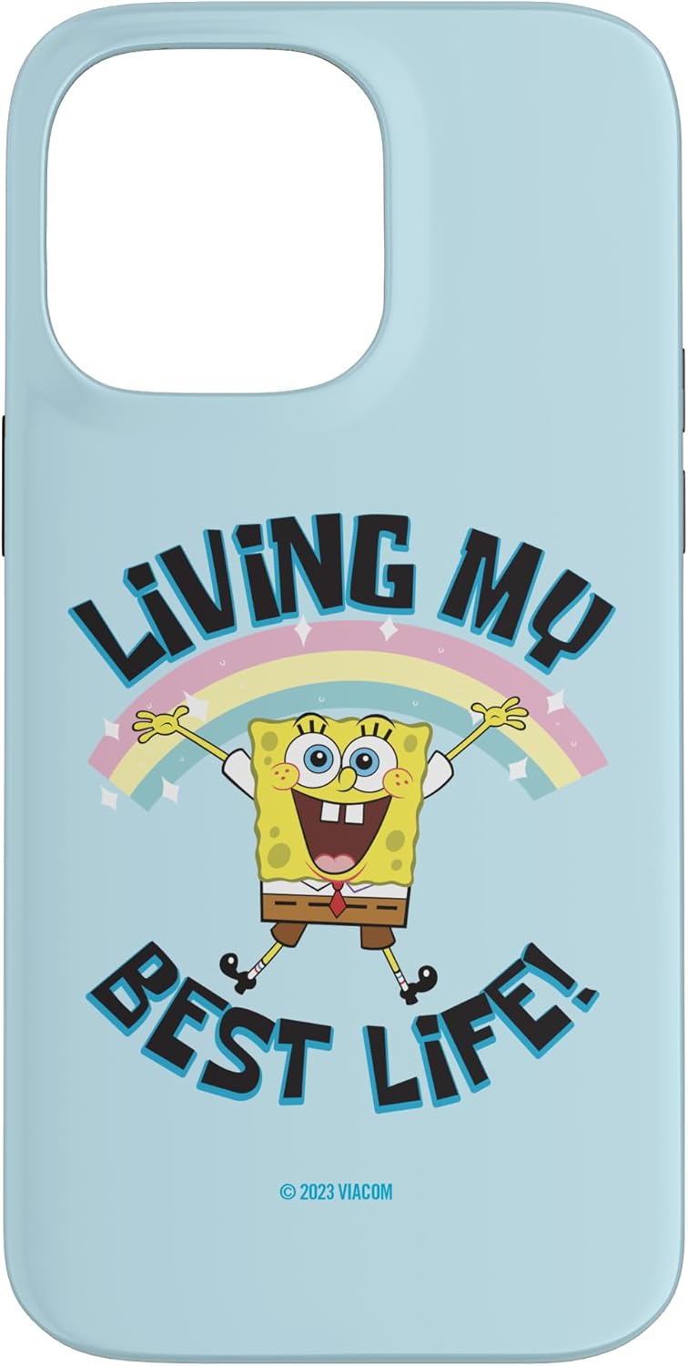 iPhone 12/12 Pro SpongeBob SquarePants Living My Best Life Case