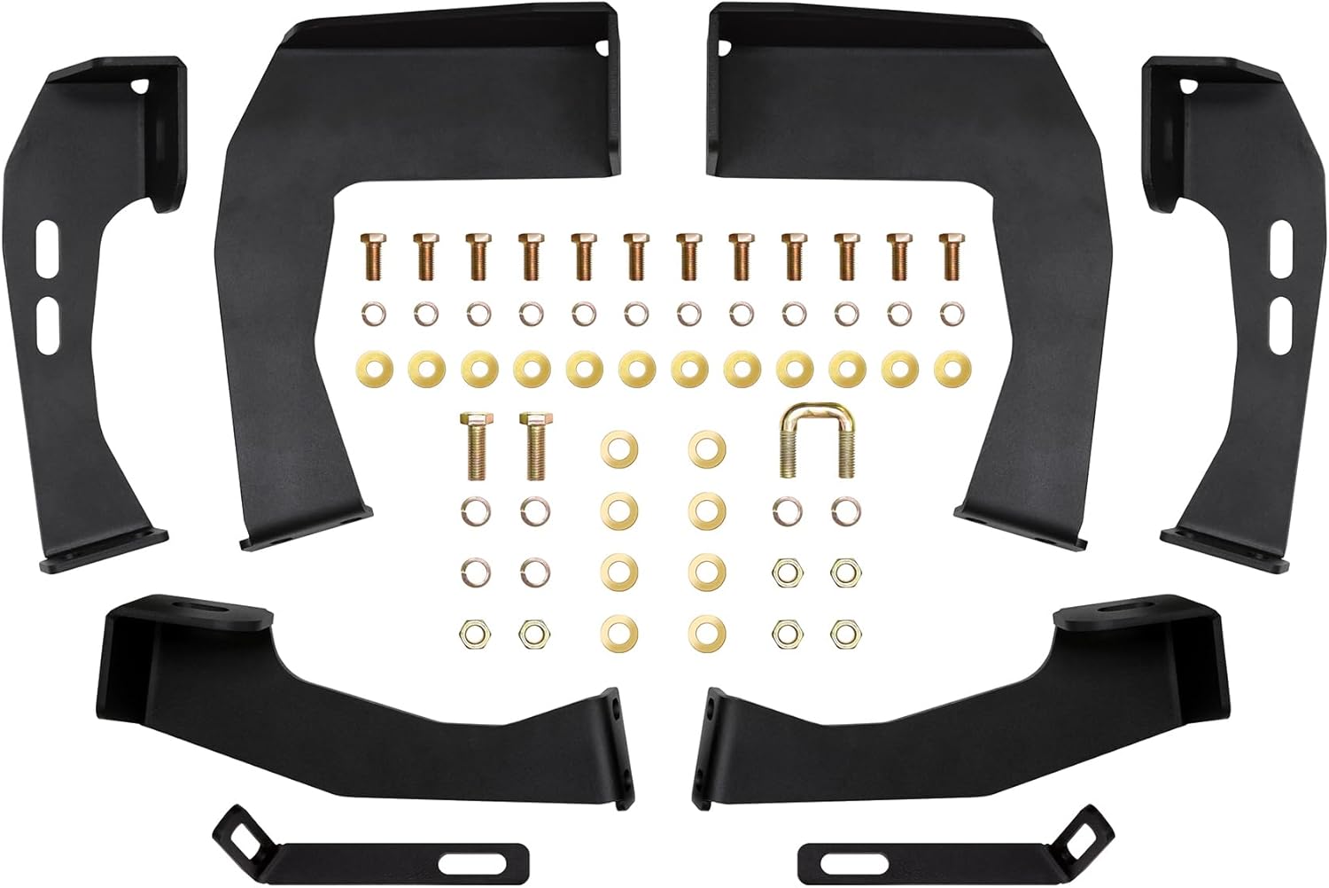 Westin 56-11955 HDX Drop Nerf Step Bars fits 2004-2013 Silverado Sierra 1500 Crew Cab 2001-2019 2500 3500 Crew Cab (Body Mount) Textured Black 1 Pair
