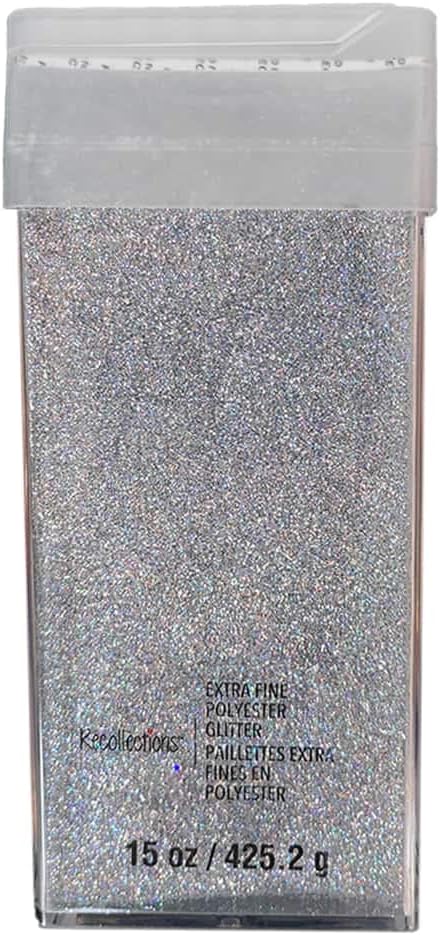 Extra Fine Polyester Glitter by Recollections™, 15oz.