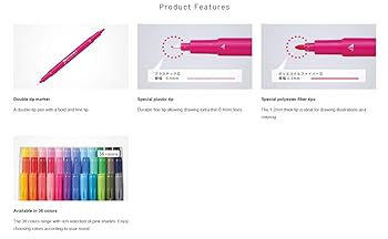 2点おまとめ　オレンジです⭐︎ Amazon.co.jp: トンボ鉛筆 水性ペン プレイカラー2 WS-TP48