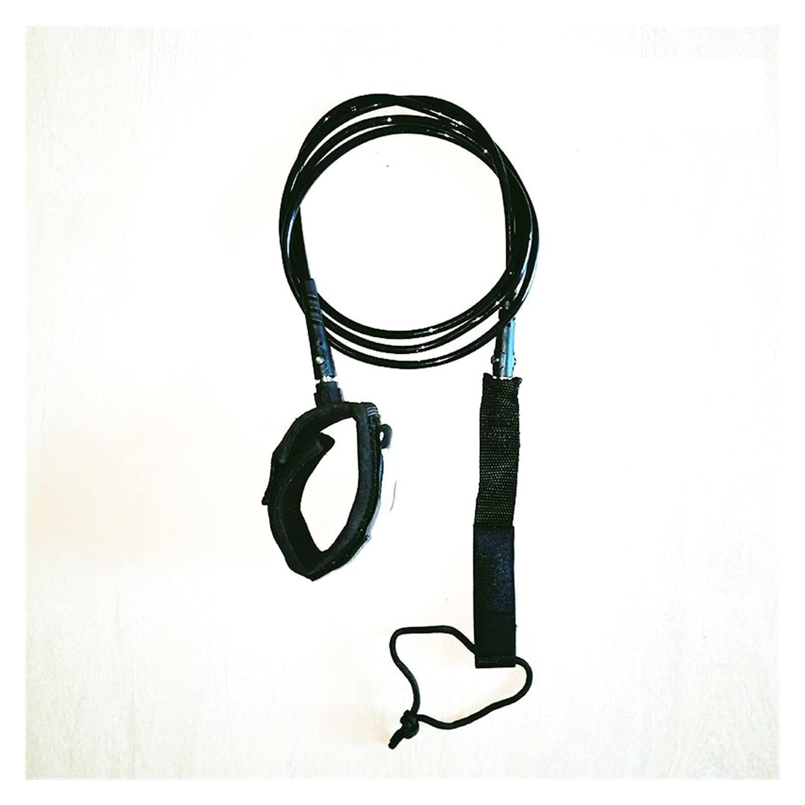 Surf Leine 6 Fuß Surfbrettleine TPU Doppelschwimmer Gerade Bein Seil Wasser Sport SUP SUP SUP SURF Leine Surfen Paddel Board SUP Leash. (Color : Black)