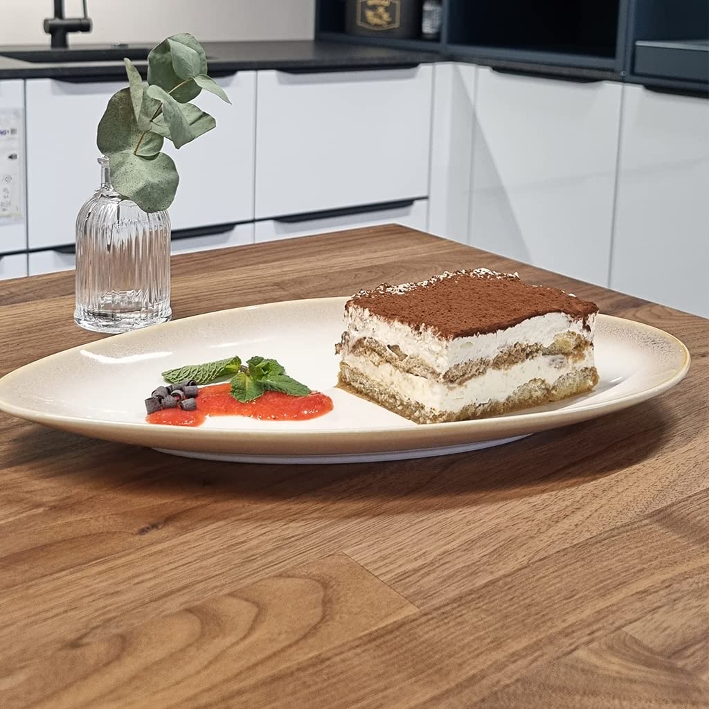 Taste Prado keramische deens ovale tuintafel 240x105 cm - latte
