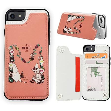 Amazon Co Jp Moomin ムーミン Iphonese第2世代 ケース Iphone8 ケース Iphone7ケース 手帳型 カード カバー かわいい スマホ 耐衝撃 家電 カメラ