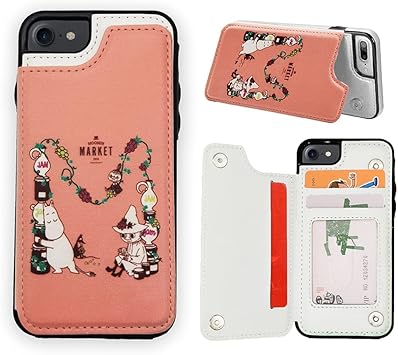 Amazon Co Jp Moomin ムーミン Iphonese第2世代 ケース Iphone8 ケース Iphone7ケース 手帳型 カード カバー かわいい スマホ 耐衝撃 家電 カメラ