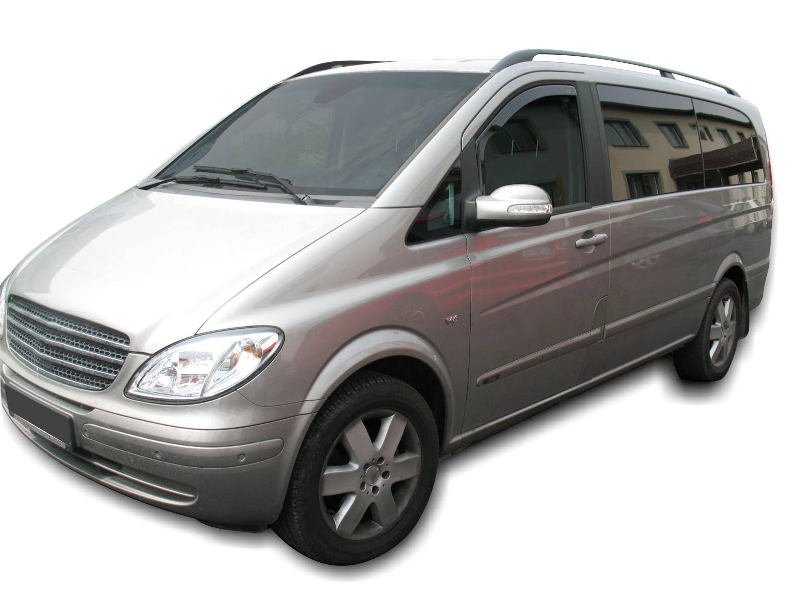 Ensemble De 2 Déflecteurs De Vent Compatibles Avec MERCEDES-BENZ VITO VIANO W639 Modèles 2004 2005 2006 2007 2008 2009 2010 2011 2012 2013