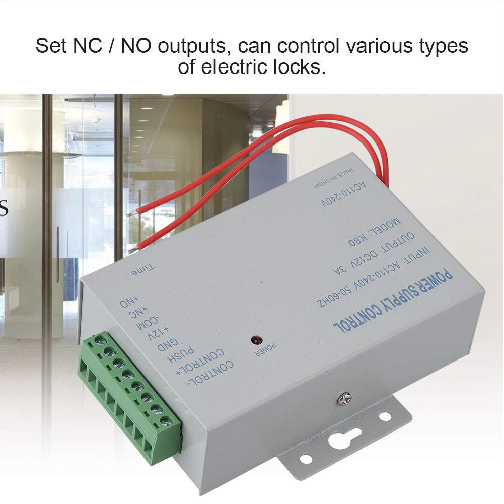 NUOVO DC12V 3A Trasformatore Di Alimentazione Di Controllo Accessi K80 AC110-260V Porta Di Ingresso Sistema Interruttore Adattatore Supporto 15s Rardo  30 - Foto 3
