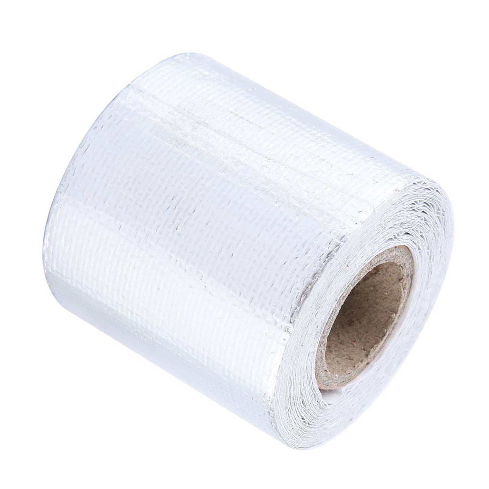 Ejoyous Aluminiowa taśma klejąca, odporna na wysokie temperatury taśma klejąca do silnika samochodu, folia odblaskowa, do izolacji i uszczelniania kanałów, 5 m x 50 mm (srebrna, 5 m x 5 cm)
